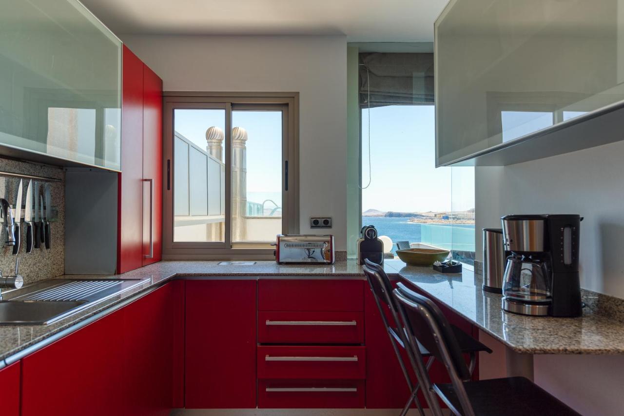 Penthouse With Private Swimming Pool Apartment Melenara Bagian luar foto