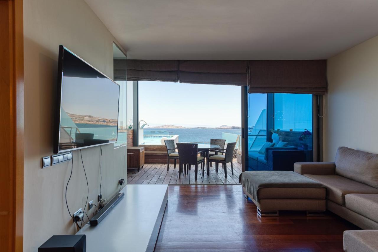 Penthouse With Private Swimming Pool Apartment Melenara Bagian luar foto