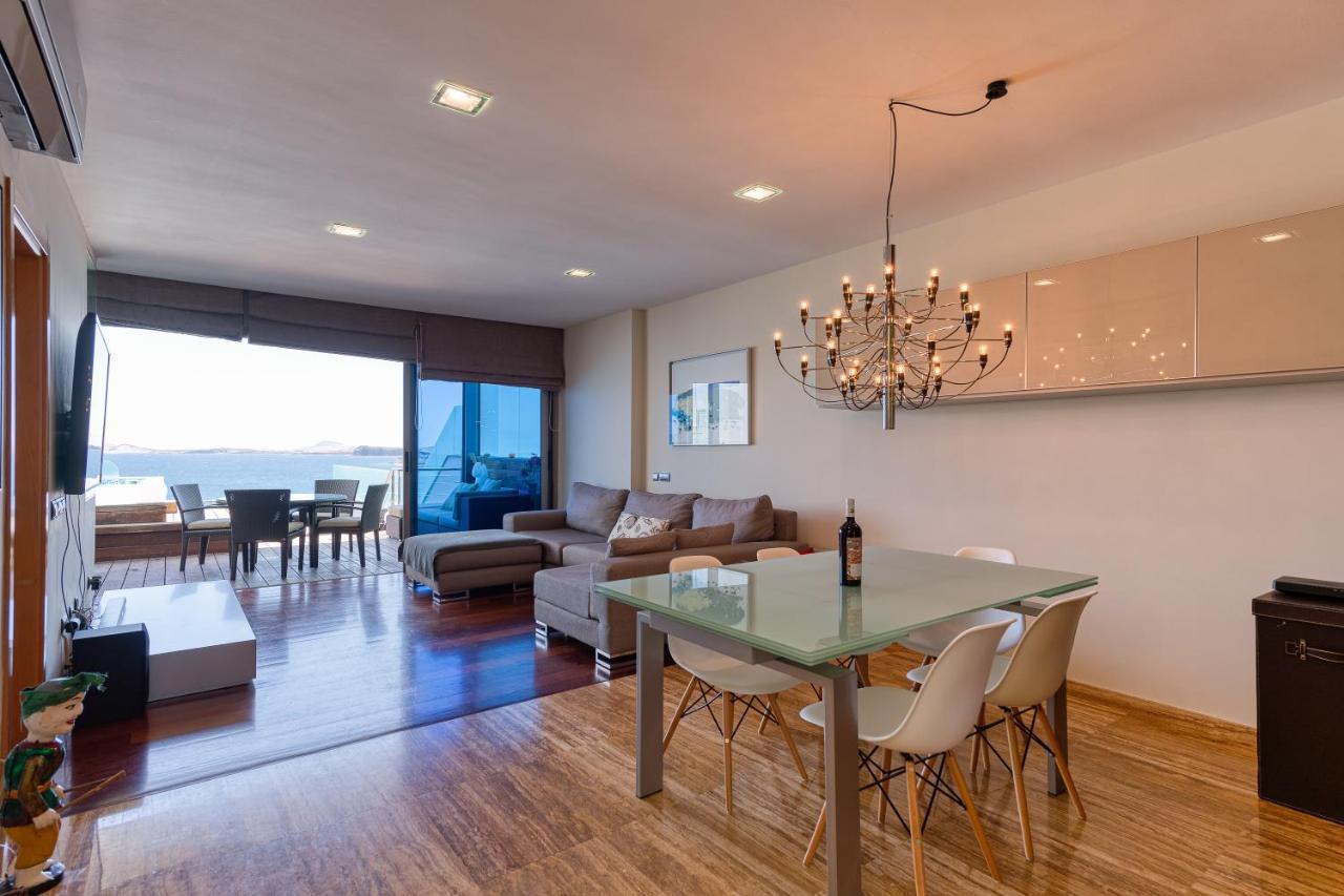 Penthouse With Private Swimming Pool Apartment Melenara Bagian luar foto