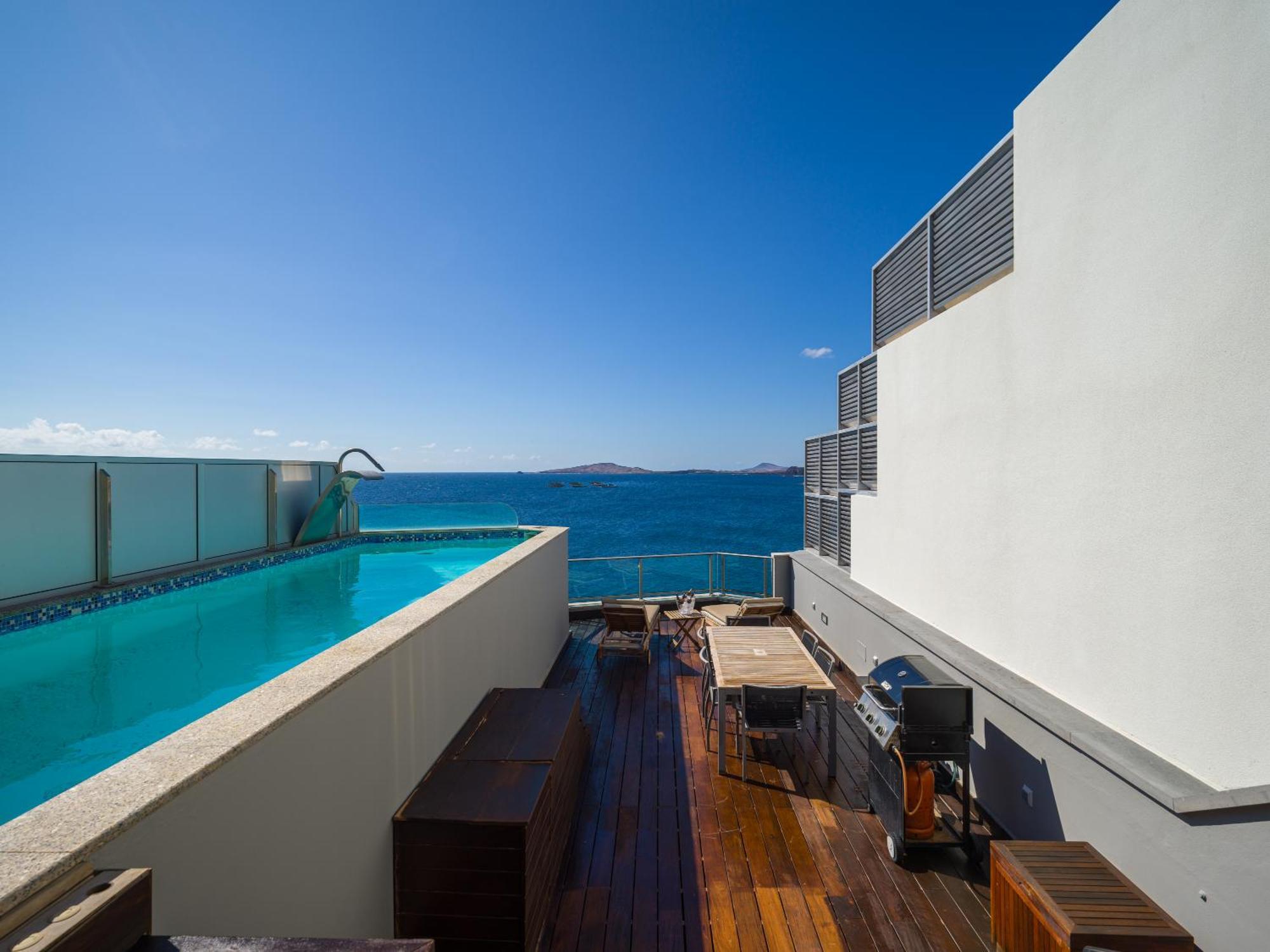 Penthouse With Private Swimming Pool Apartment Melenara Bagian luar foto